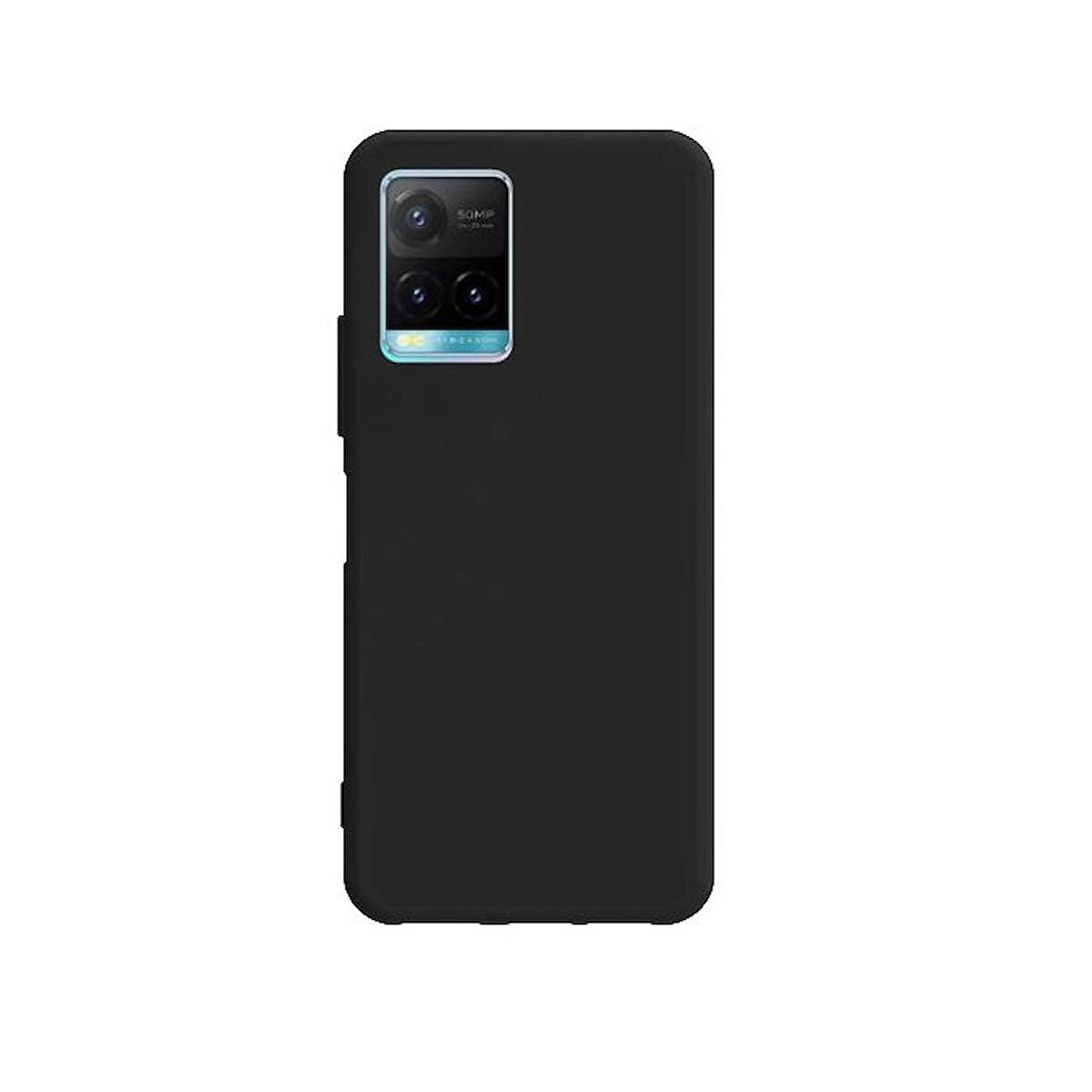 Smcase Vivo Y32 Kılıf Biye Mat Silikon  Nano Ekran Koruyucu
