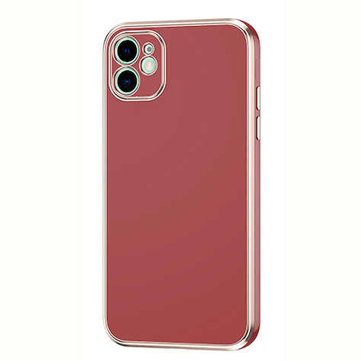 Smcase iPhone 12 Kılıf Kamera Korumalı Lazer Bark Silikon