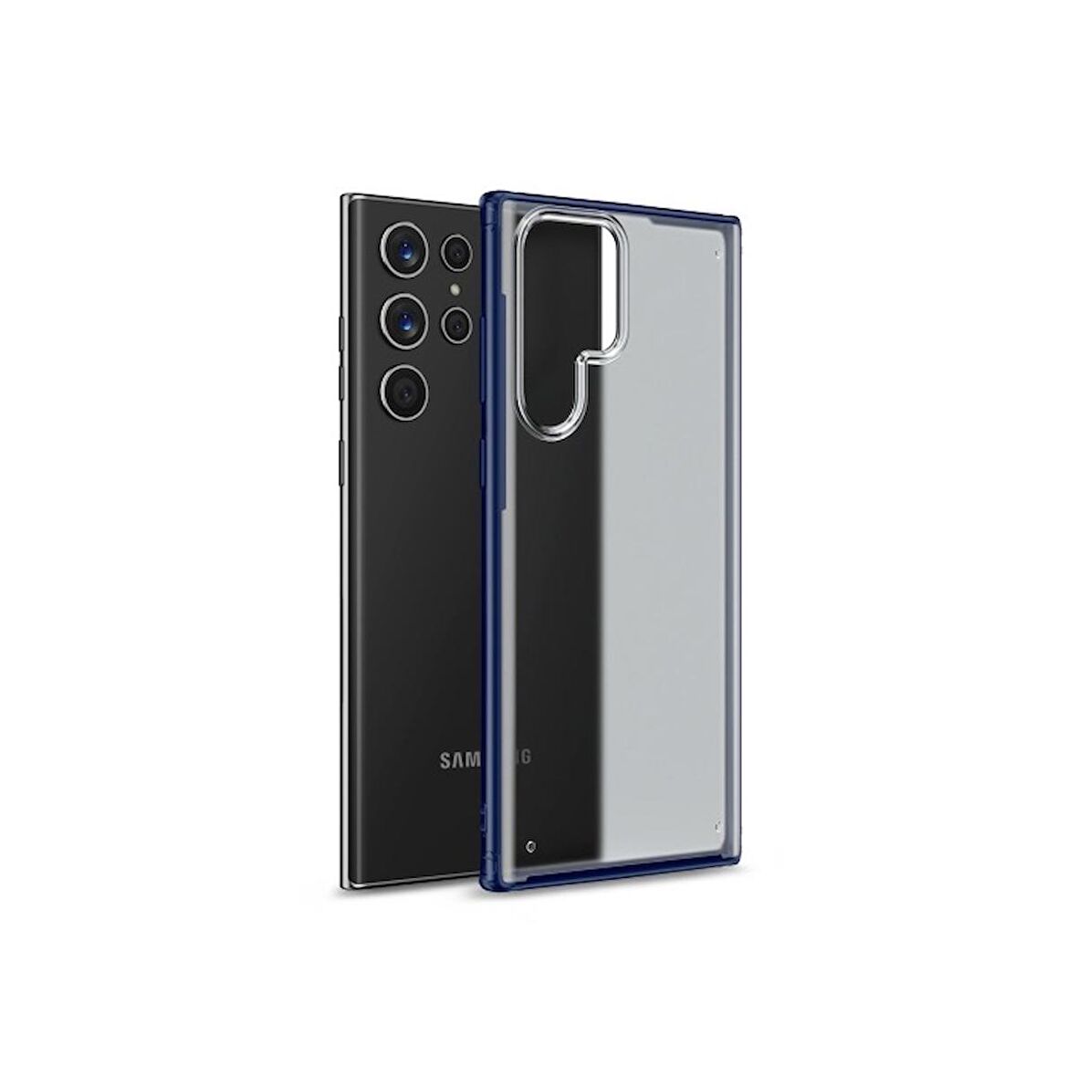 Smcase Samsung Galaxy S22 Ultra 5g Kılıf Volk Darbe Korumalı Silikon  Tam Kapatan Ekran Koruyucu