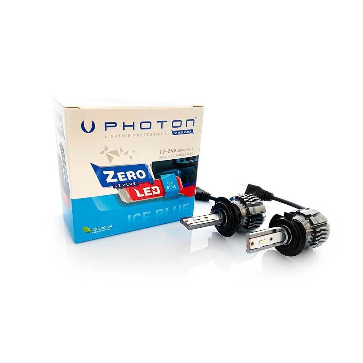 Photon Zero H7 Buz Mavisi +3 PLUS Fansız Led