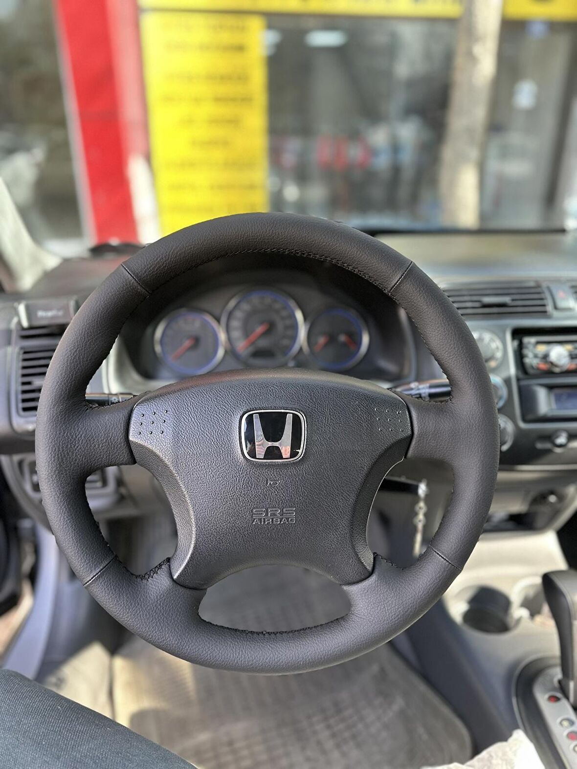 Honda Vtec 2 Araca Özel Direksiyon Kılıfı Direksiyon Uyumlu 