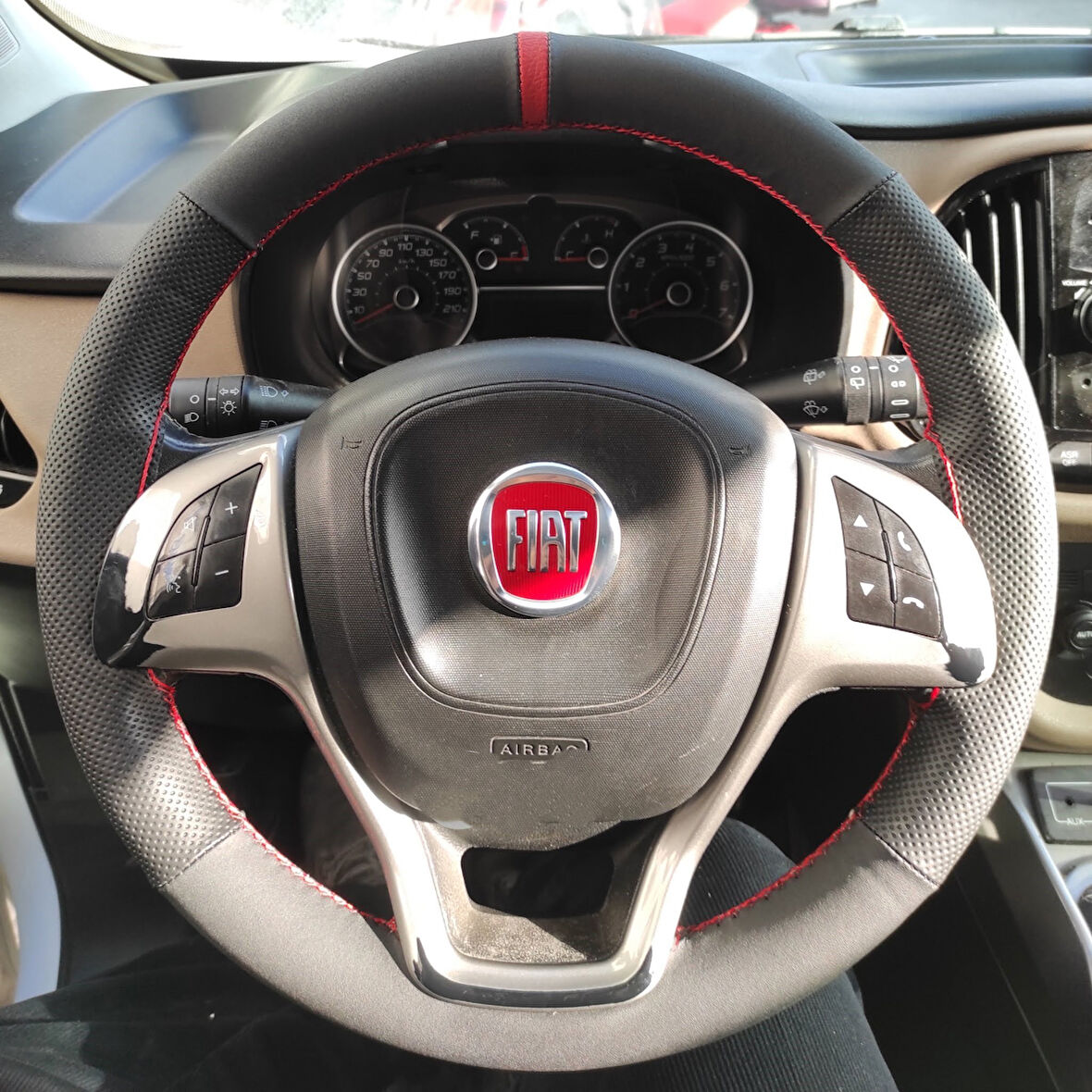 Fiat Doblo Direksiyon Kılıfı ÜNİVARSAL KILIFTIR TAM KILIF DEĞİLDİR