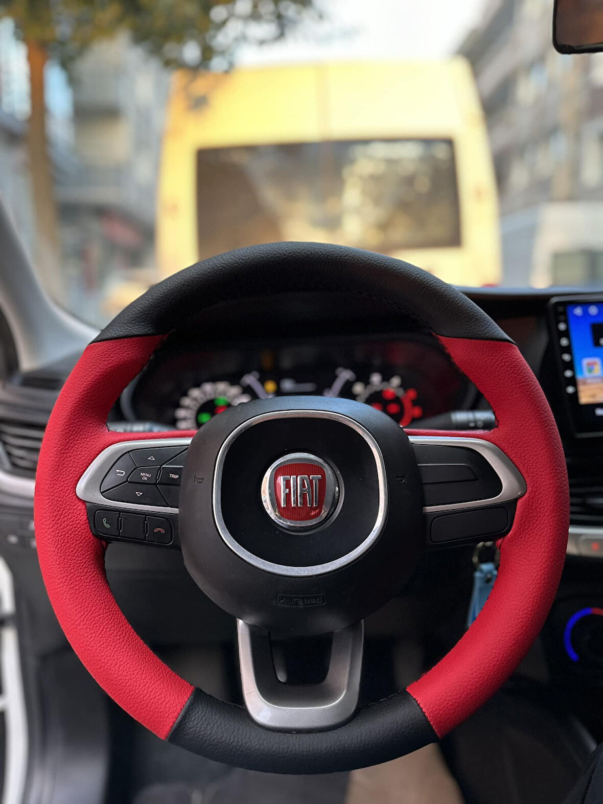 Fiat Egea 2015-2020 Araca Özel Direksiyon Kılıfı (Aracınızın Direksiyonuyla Teyit Ediniz)