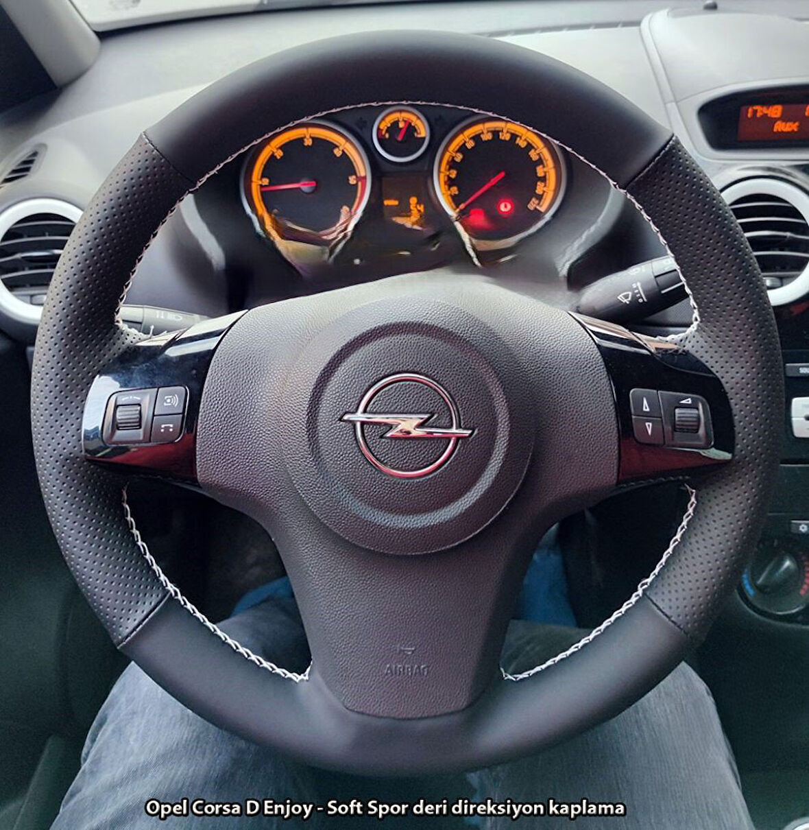 Opel Corsa D Araca Özel Direksiyon Kılıfı AÇIKLAMAYI OKUYUNUZ