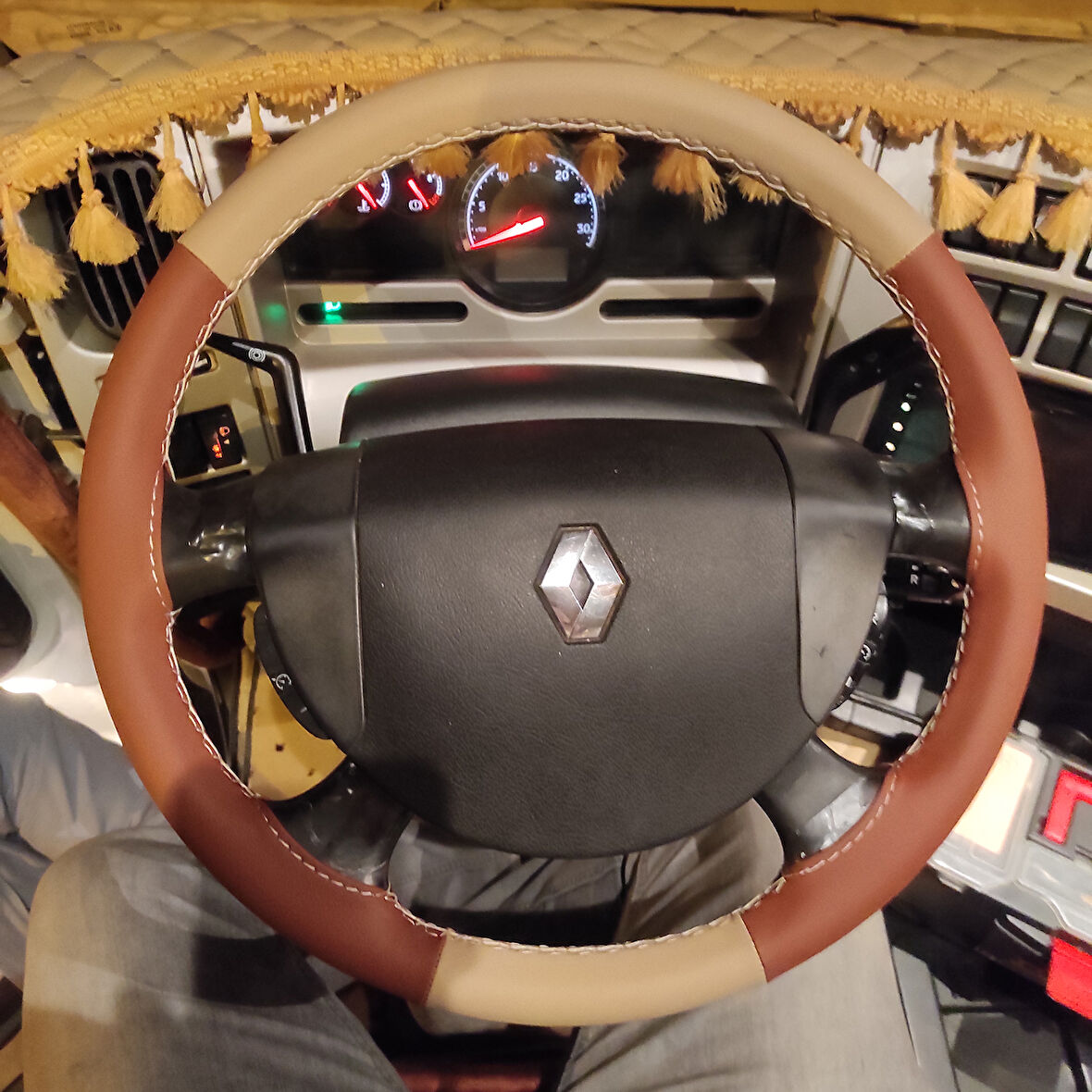 Renault Tır Direksiyon Kılıfı Kahverengi