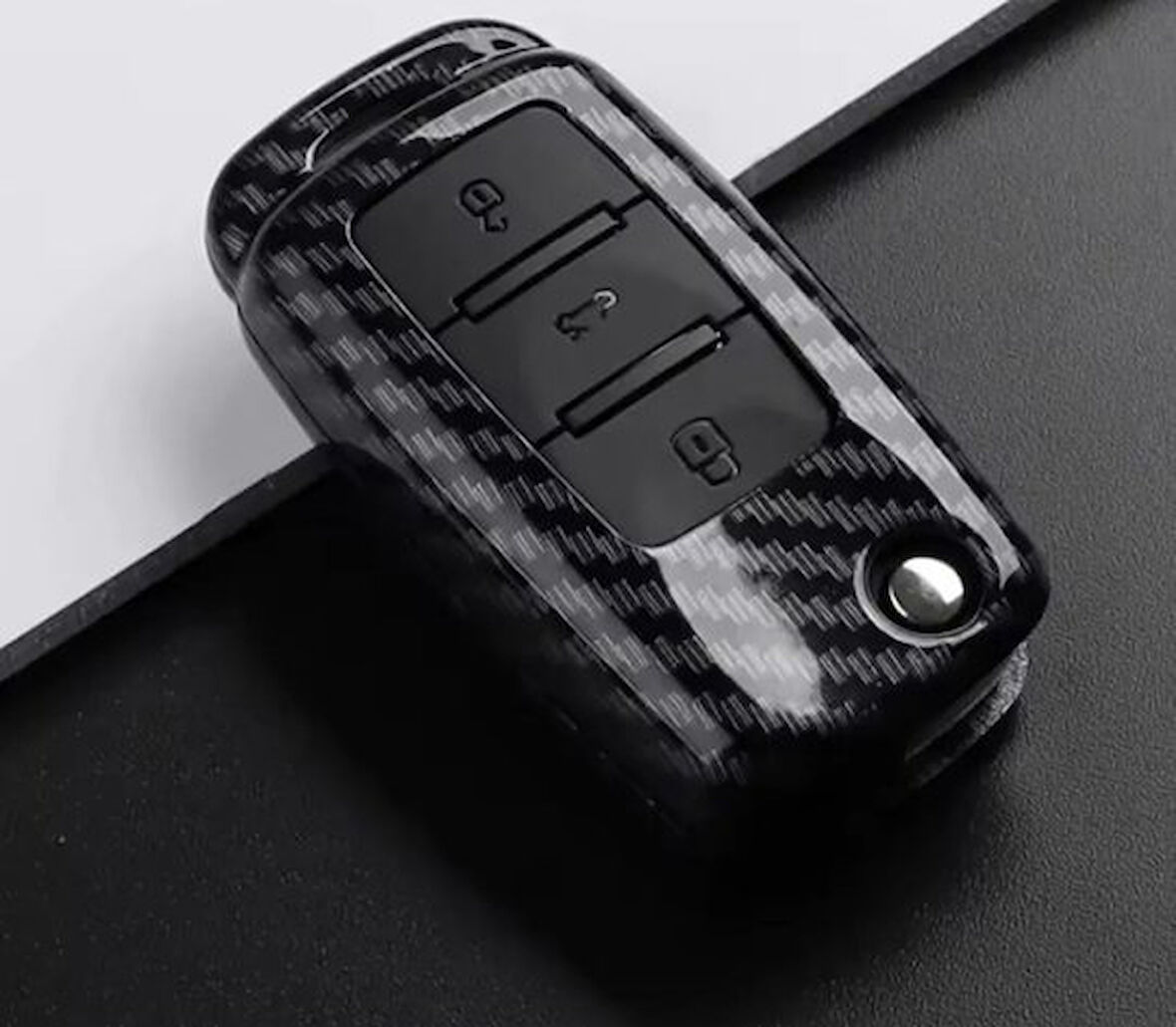 Golf 6 Tiguan Jetta Scirocco Polo Caddy Passat Karbon Anahtar Koruma Kılıfı 2.Resime Bakınız Lütfen