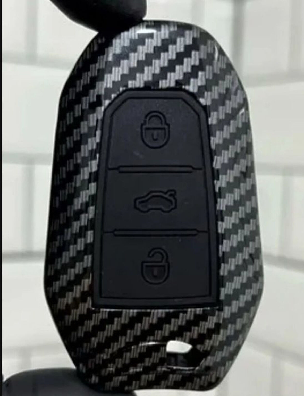 Toyota Proace City Karbon Anahtar Koruma Kılıfı Anahtarsız Çalıştırmaya Uygundur