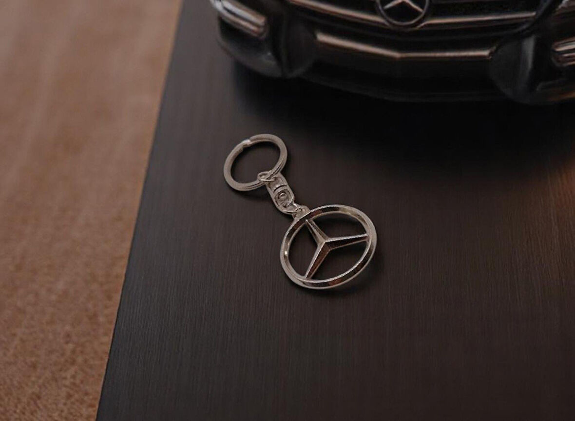Mercedes İle Uyumlu Metal Anahtarlık A KALİTE