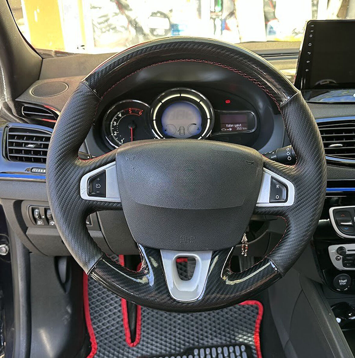 Renault Fluence Megane 3 Scenic Araca Özel Direksiyon Kılıfı Uyumlu AÇIKLAMAYI OKUYUNUZ