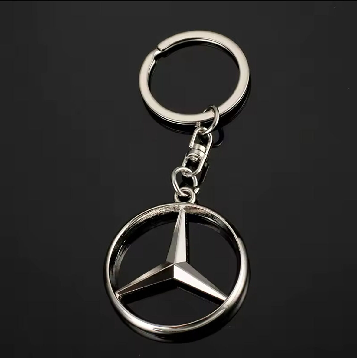 Mercedes Uyumlu Metal Anahtarlık 1. KALİTE KALIN