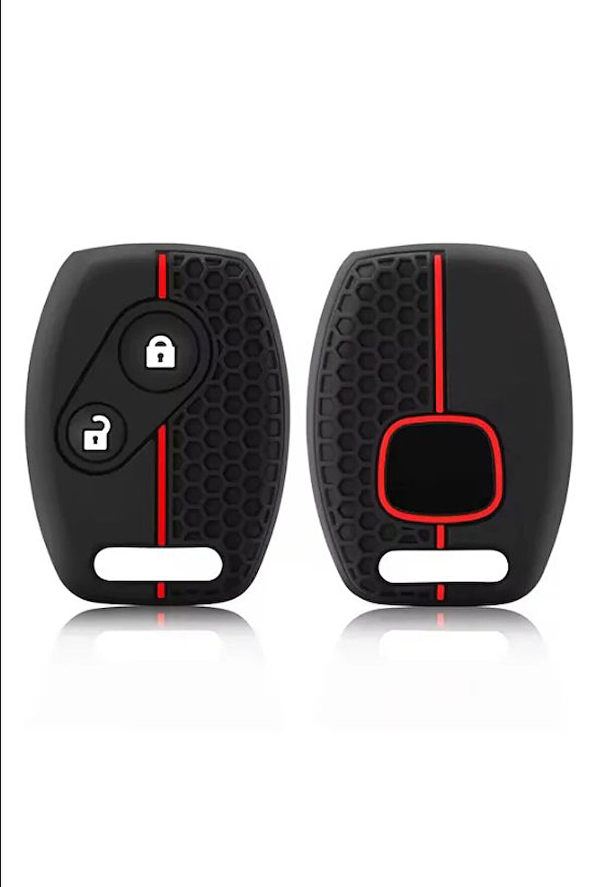 Honda Civic Fd6 Crv Accord Uyumlu 2 Tuşlu Silikon Anahtar Koruma Kılıfı 3.Resime Bakınız