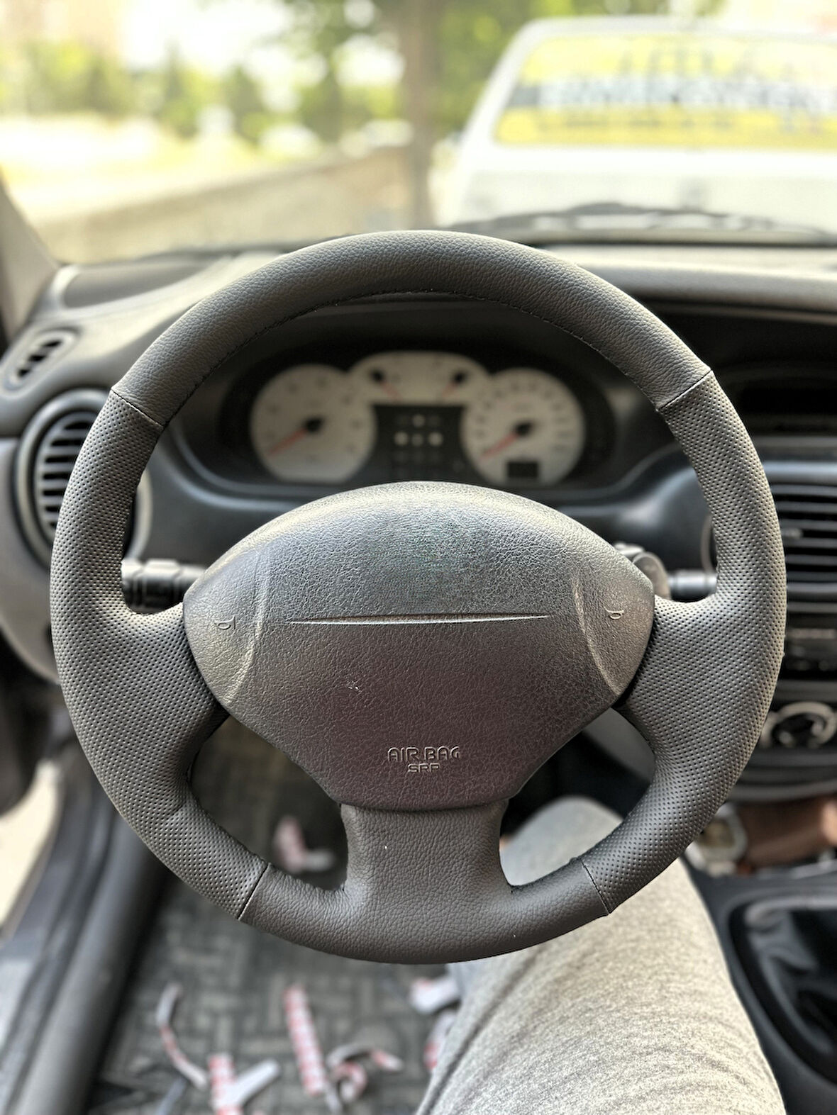 Megane 1 Uyumlu Araca Özel Direksiyon Kılıfı