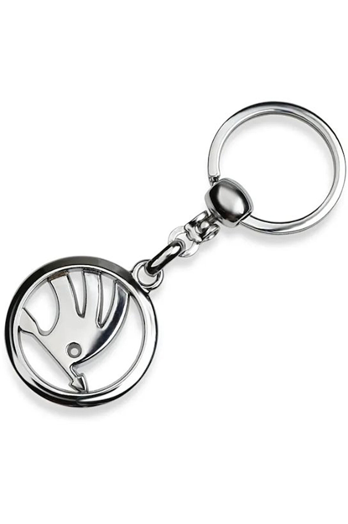 Skoda Logolu Metal Otomobil Anahtarlığı