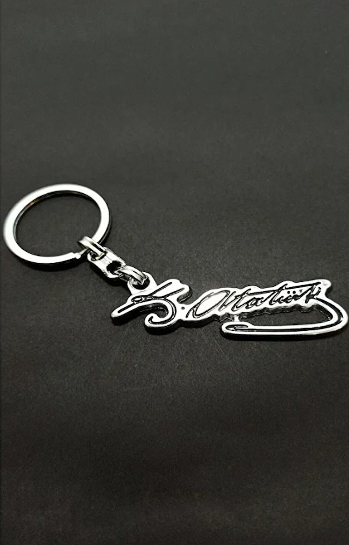 Mustafa Kemal Atatürk İmzalı Metal Anahtarlık