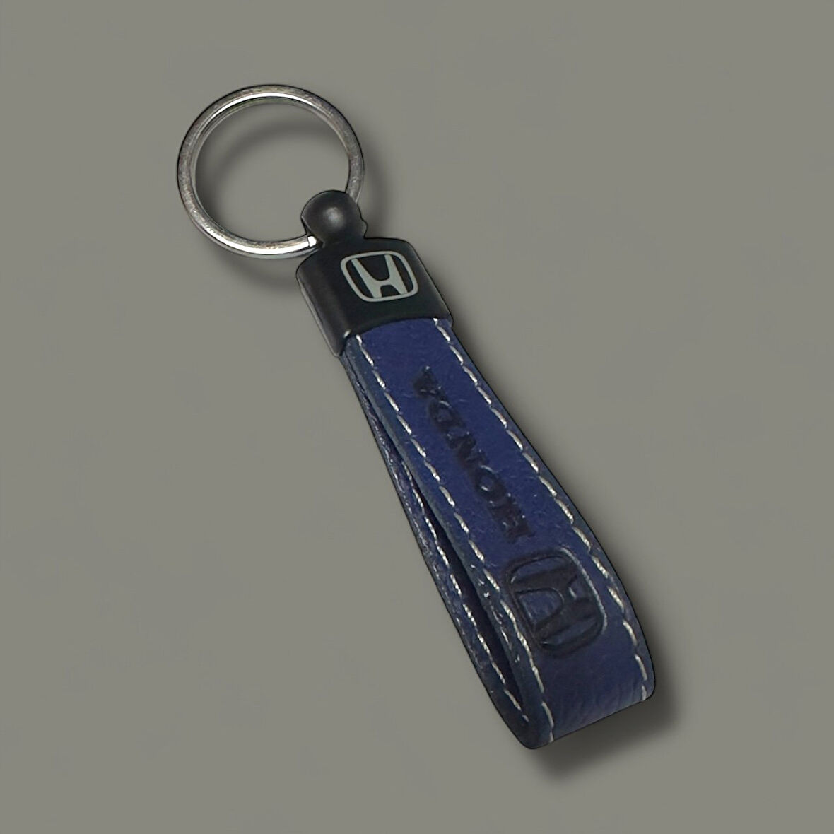 Honda Yazılı Ve Logolu Anahtarlık (LACİVERT) TERMO DERİ