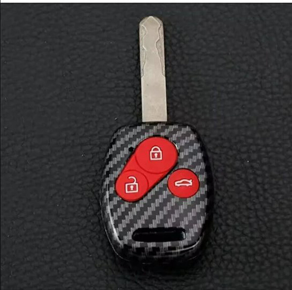 Honda Civic Fd6 Crv Accord Uyumlu 3 Tuşlu Karbon Anahtar Koruma Kılıfı 2.Resime Bakınız