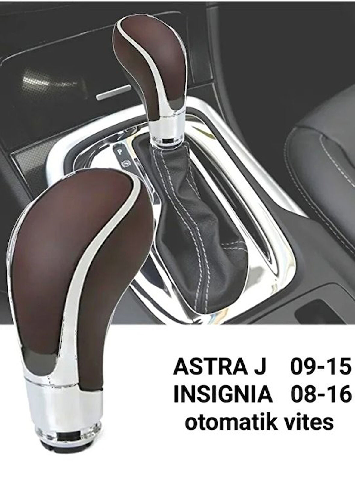 Opel J ASTRA Insignia 2008-2016 Otomatik KAHVERENGİ Vites Topuzu Komple PLASTİK AÇIKLAMAMIZI OKUYUN
