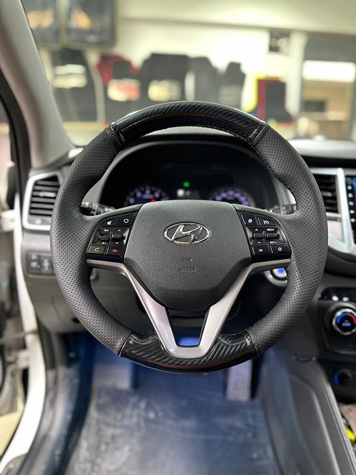 Hyundai Tucson 2016 2020 Araca Özel Direksiyon Kılıfı AÇIKLAMIMIZI OKUYUNUZ!