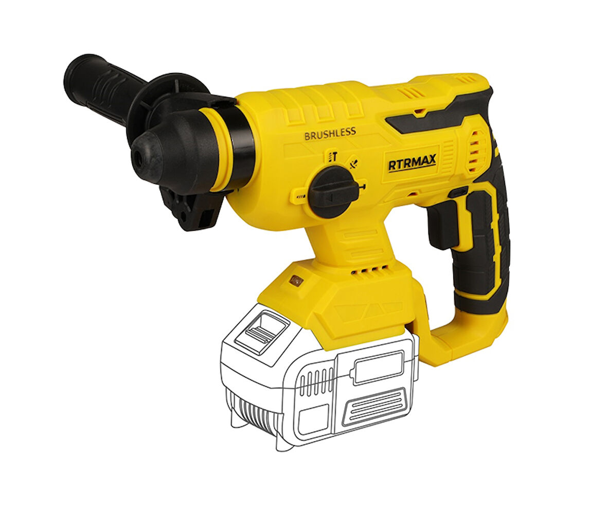 RTRMAX KÖMÜRSÜZ AKÜLÜ KIRICI DELİCİ 2.2 J 2*4 AH AKÜ  X-LİON