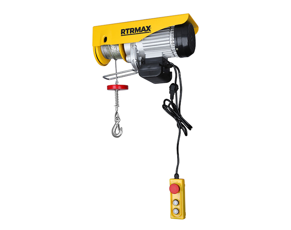 RTRMAX ELEKTRİKLİ VİNÇ 1300 W 400/800 KG BAKIR SARGI
