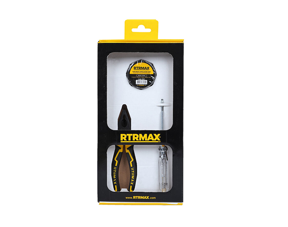 RTRMAX 3 LÜ SET(PENSE-K.KALEMİ-ELK.BANTI)