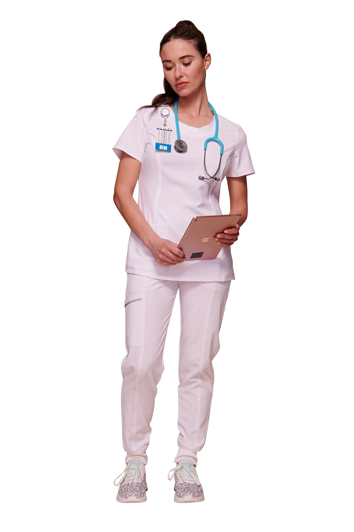 Cherokee Infinity Medikal Giyim Doktor Scrubs Cerrahi Takım Likralı Hastane Üniforması