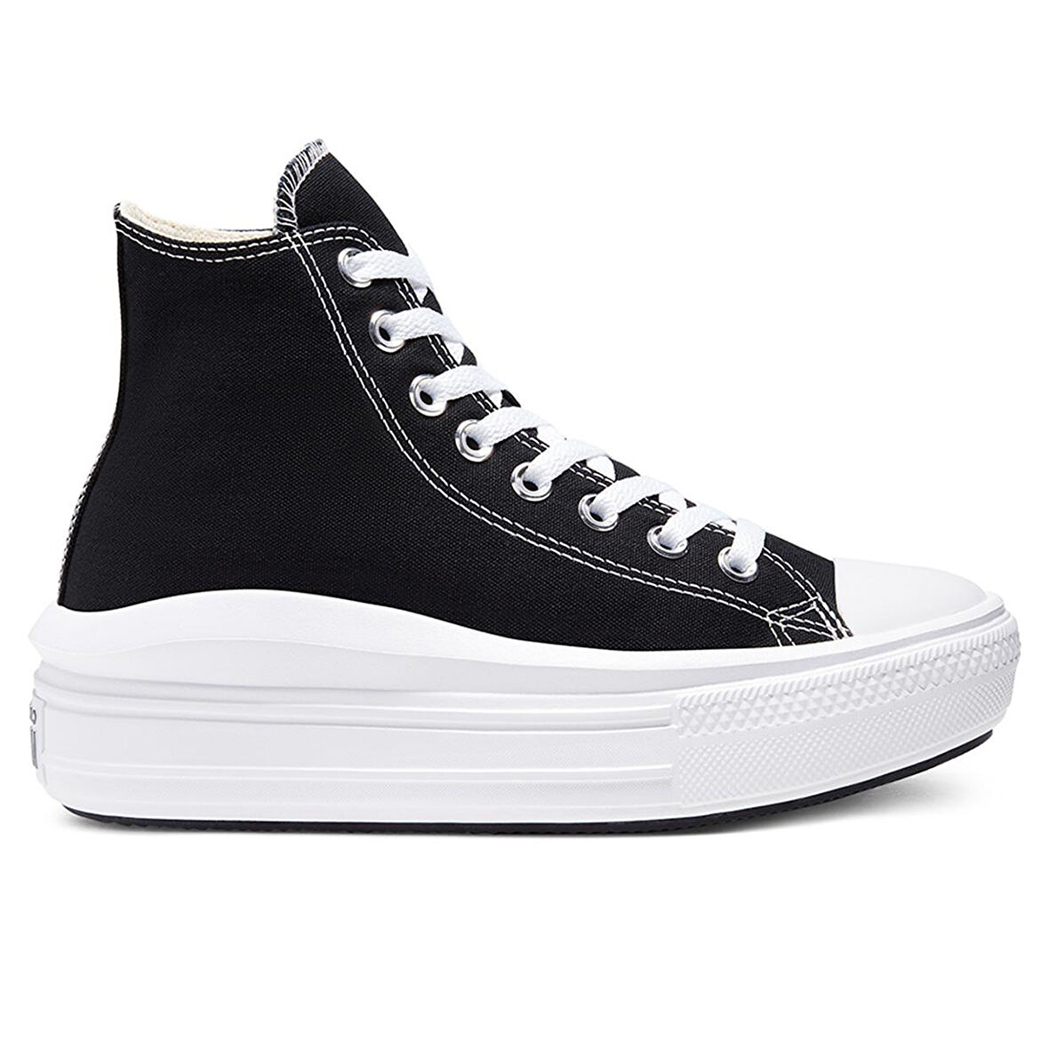 Chuck Taylor All Star Move Platform Kadın Siyah Sneaker Ayakkabı 568497C