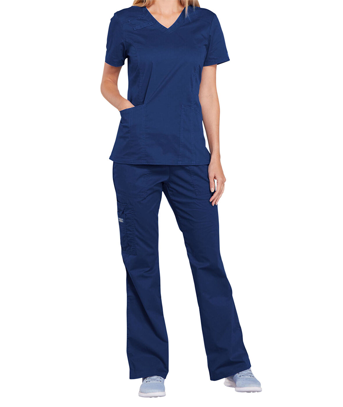 Cherokee Core Stretch Medikal Giyim Doktor Scrubs Cerrahi Takım Likralı Hastane Üniforması