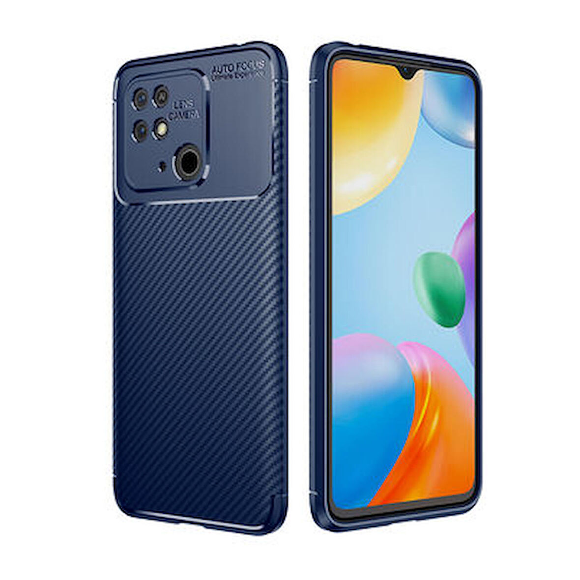 Gpack Xiaomi Poco C40 Kılıf Negro Karbon Kamera Korumalı Silikon Lüx