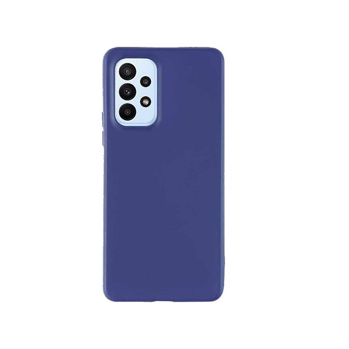 Smcase Samsung Galaxy A73 Kılıf Mat Premier Silikon  Nano Ekran Koruyucu
