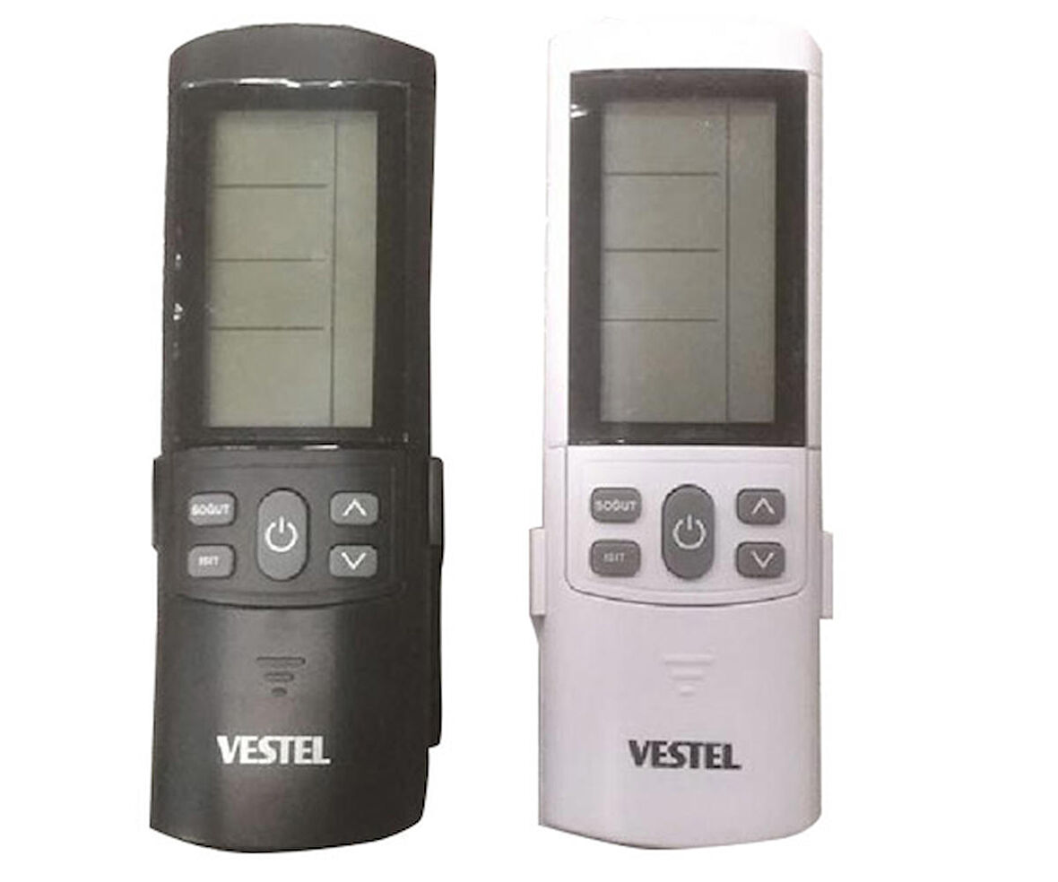 WEKO KK VESTEL YENİ MODEL KAPAKLI BEYAZ KLİMA KUMANDASI