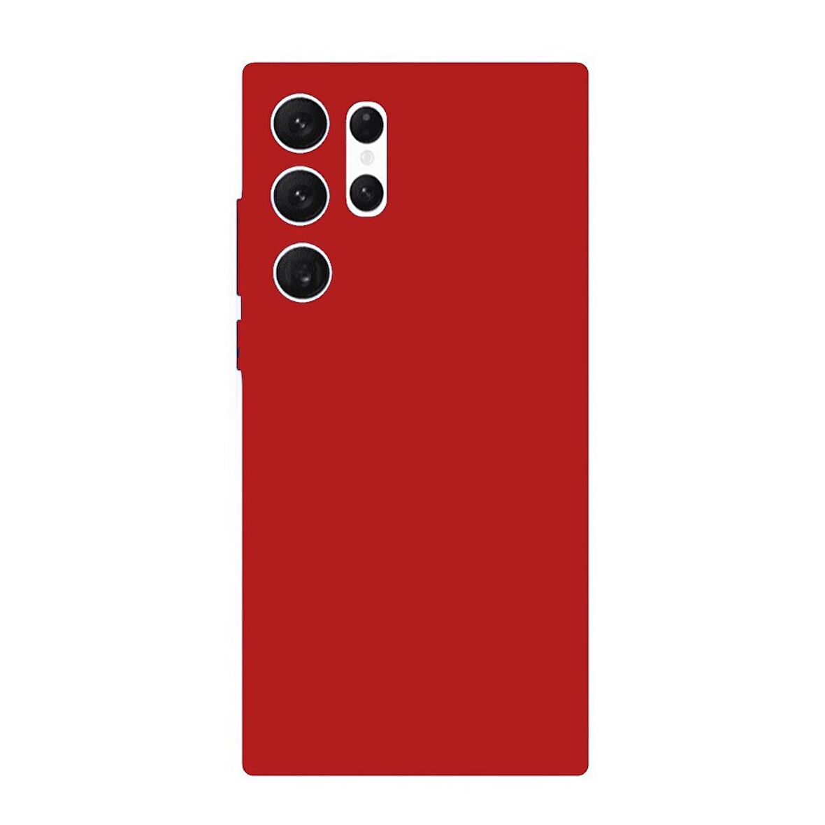 Smcase Samsung Galaxy S22 Ultra 5g Kılıf Kamera Korumalı Biye Silikon