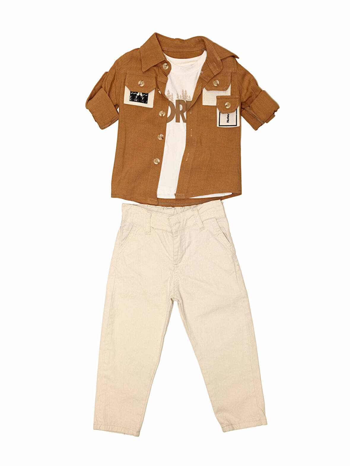 1617 GÖMLEK TİŞÖRT PANTOLON TAKIM