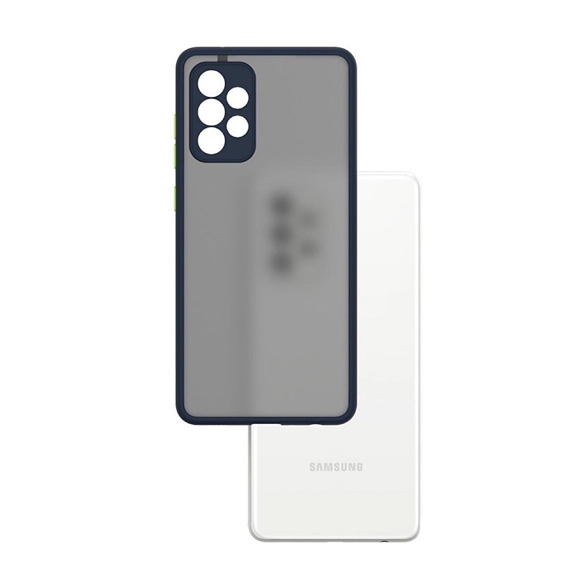 Smcase Samsung Galaxy A72 Kılıf Hux Kamera Korumalı Silikon