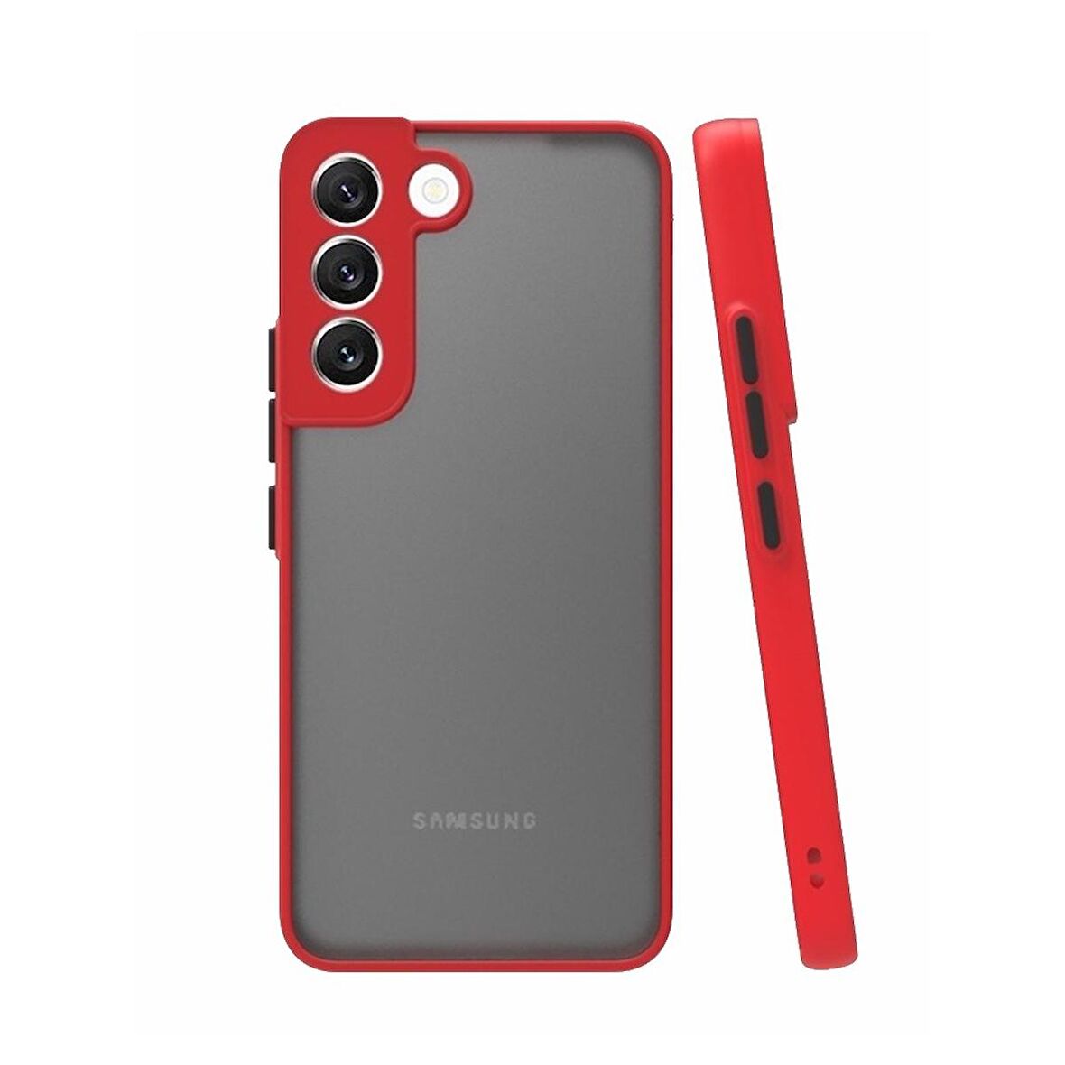 Smcase Samsung Galaxy S22 Plus 5g Kılıf Hux Kamera Korumalı Silikon