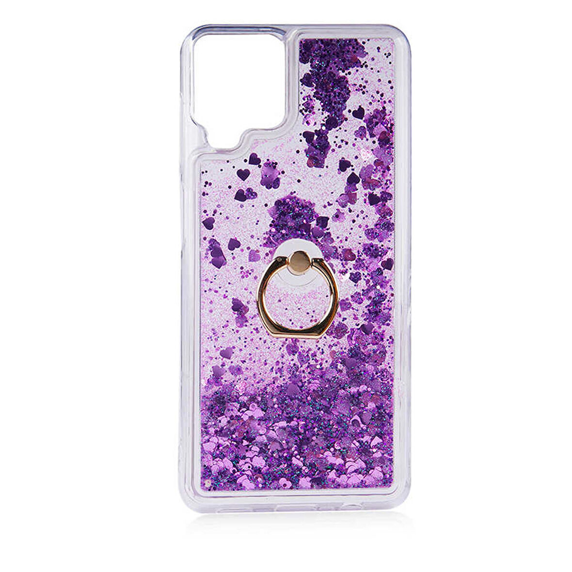 Smcase Samsung Galaxy M22 Kılıf Milce Yüzüklü Sulu Silikon