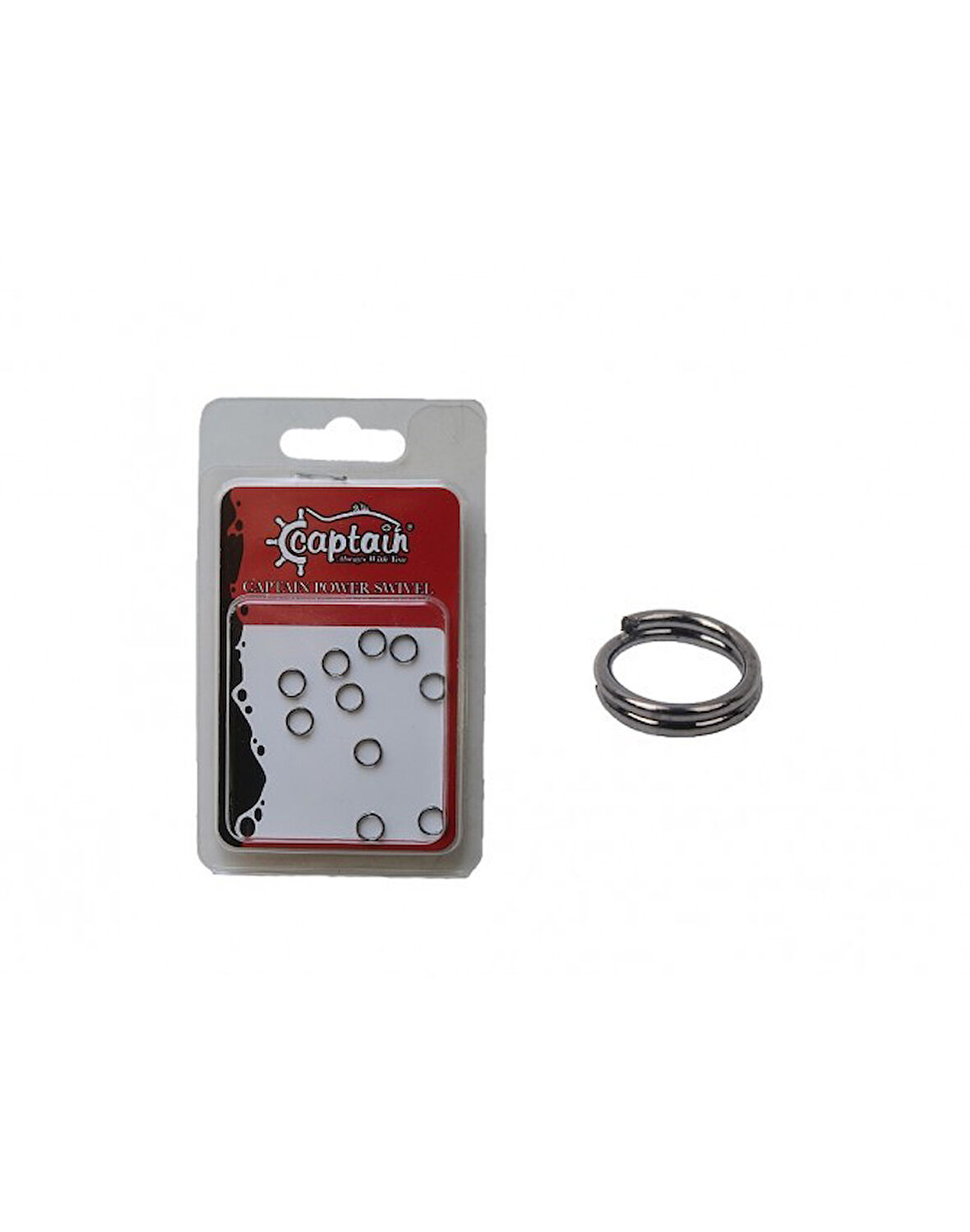 Captain 5140 Kaşık Halkası 10lu Paket Black Nikel 0.8 mm