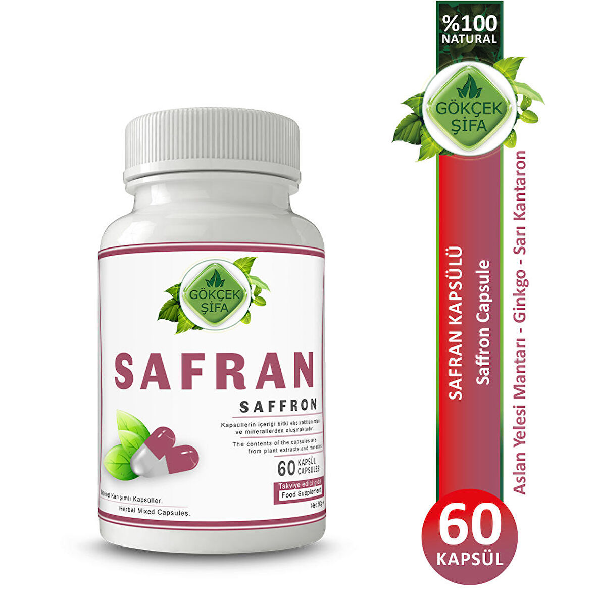 Safran Kapsül (SAFFRON CAPSULE) 60 Adet