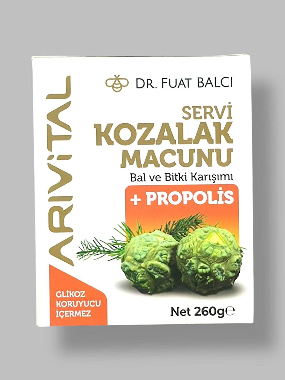 Servi Kozalak Macunu 260 gr. (Bal ve Bitki Karışımı + Propolis)