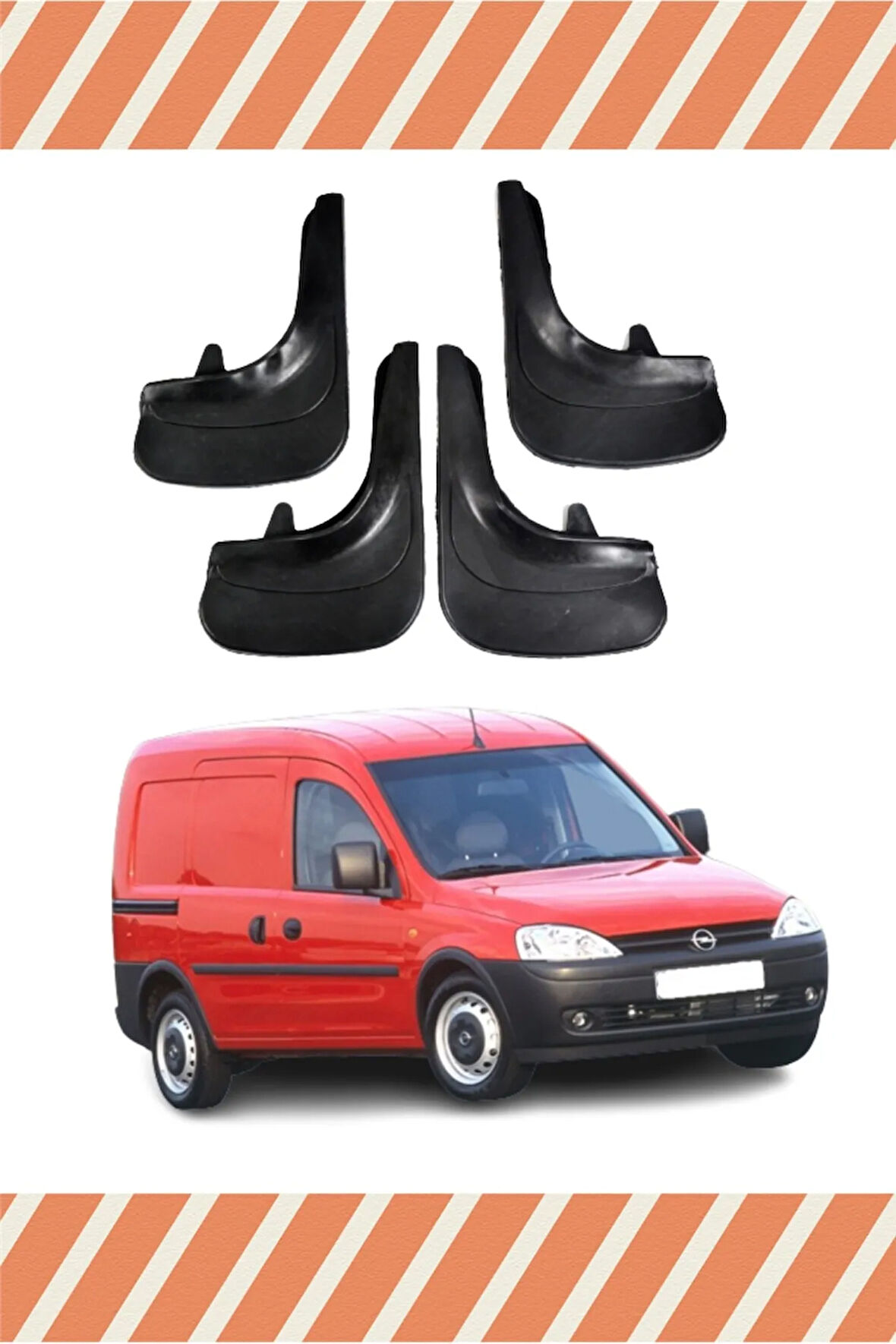 Opel Combo 2001-2013 4’lü tozluk çamurluk paçalık kaliteli ve dayanıklı