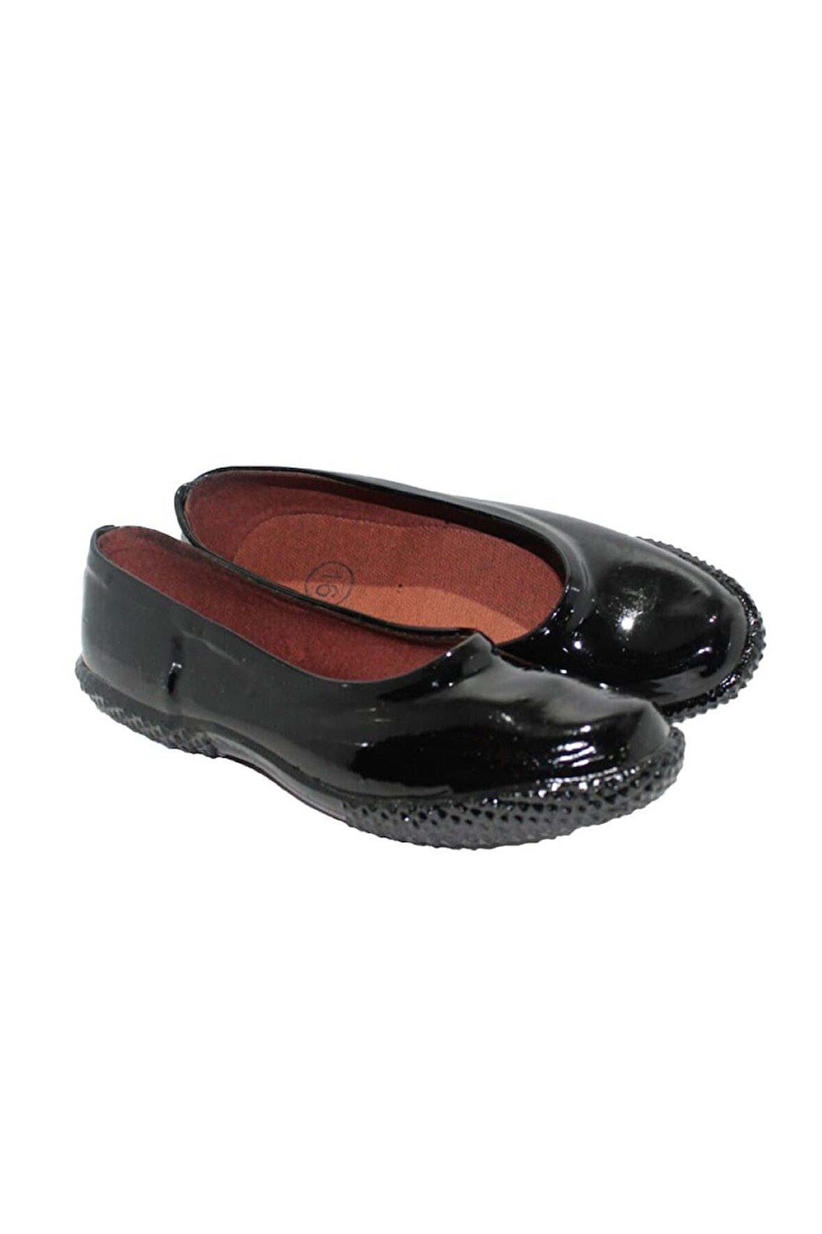 Birinci Kalite (cizlavat) Parlak Astarlı Lastik Mest Ayakkabısı