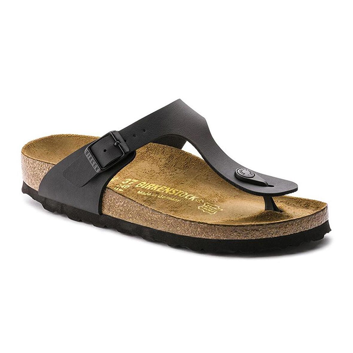 Birkenstock Gizeh BF Unisex Siyah Mantar Terlik