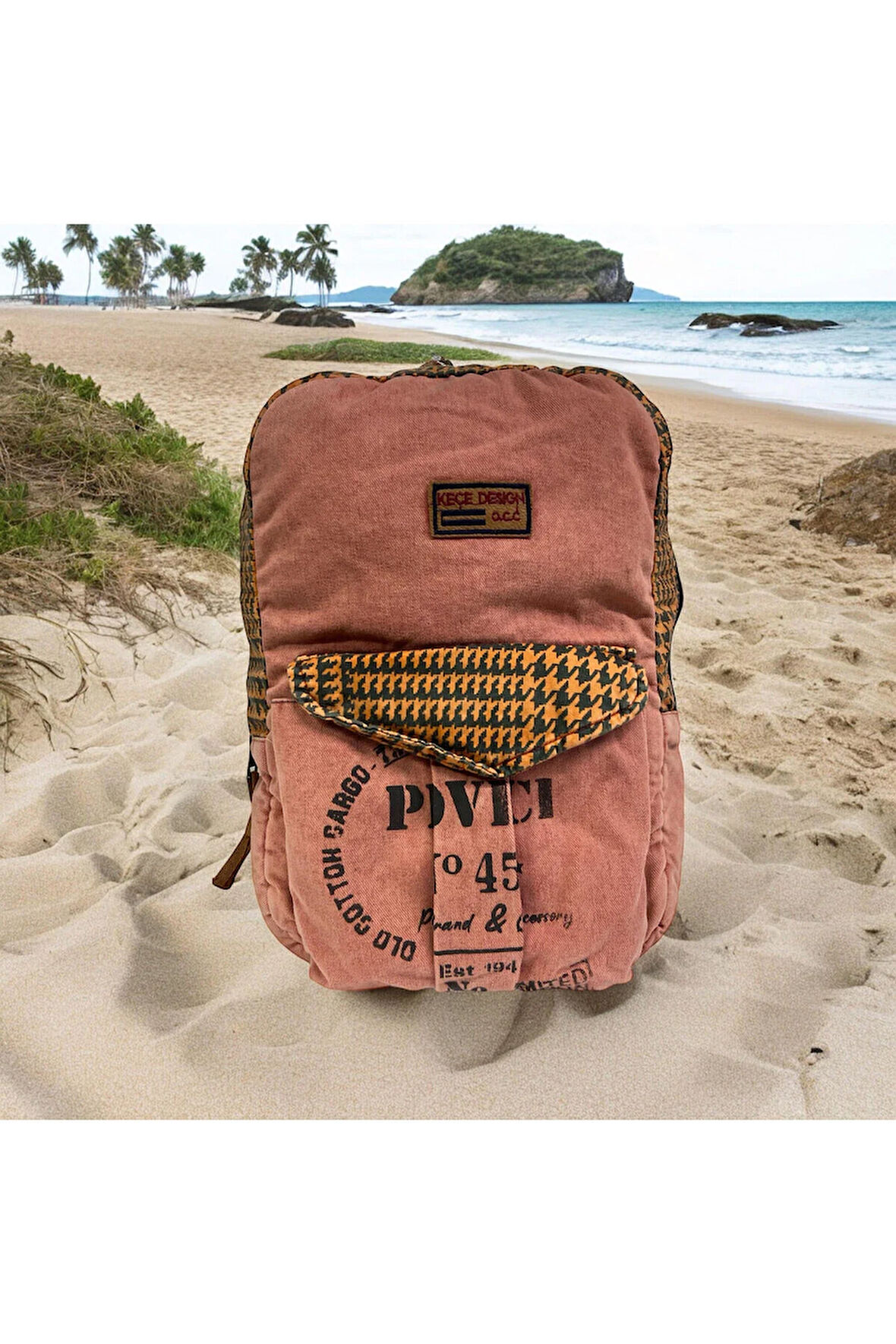 Kaliteli Vintage Tek Gözlü Disayn Sırt Gezi Çantası KC Harley Bag 5097