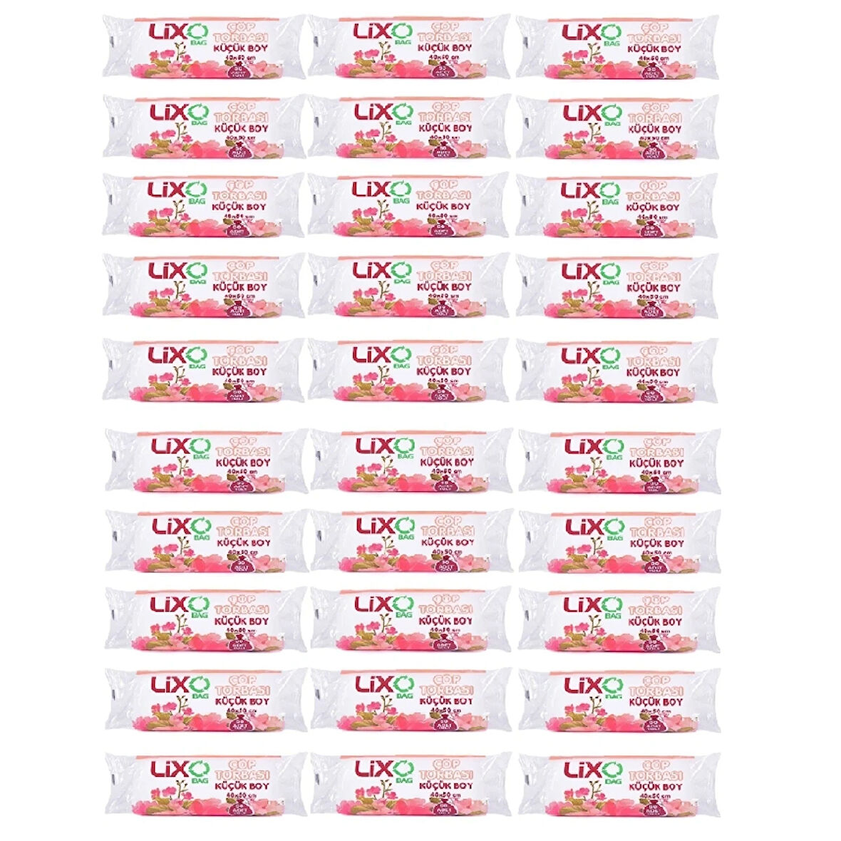 Çöp Torbası Küçük Boy 40*50 Cm 30 lu Rulo 30 Paket = 900 Adet
