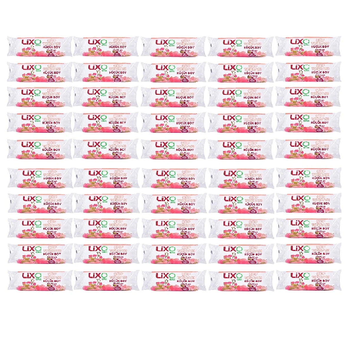 Çöp Torbası Küçük Boy 40*50 Cm 30 lu Rulo 50 Paket = 1500 Adet
