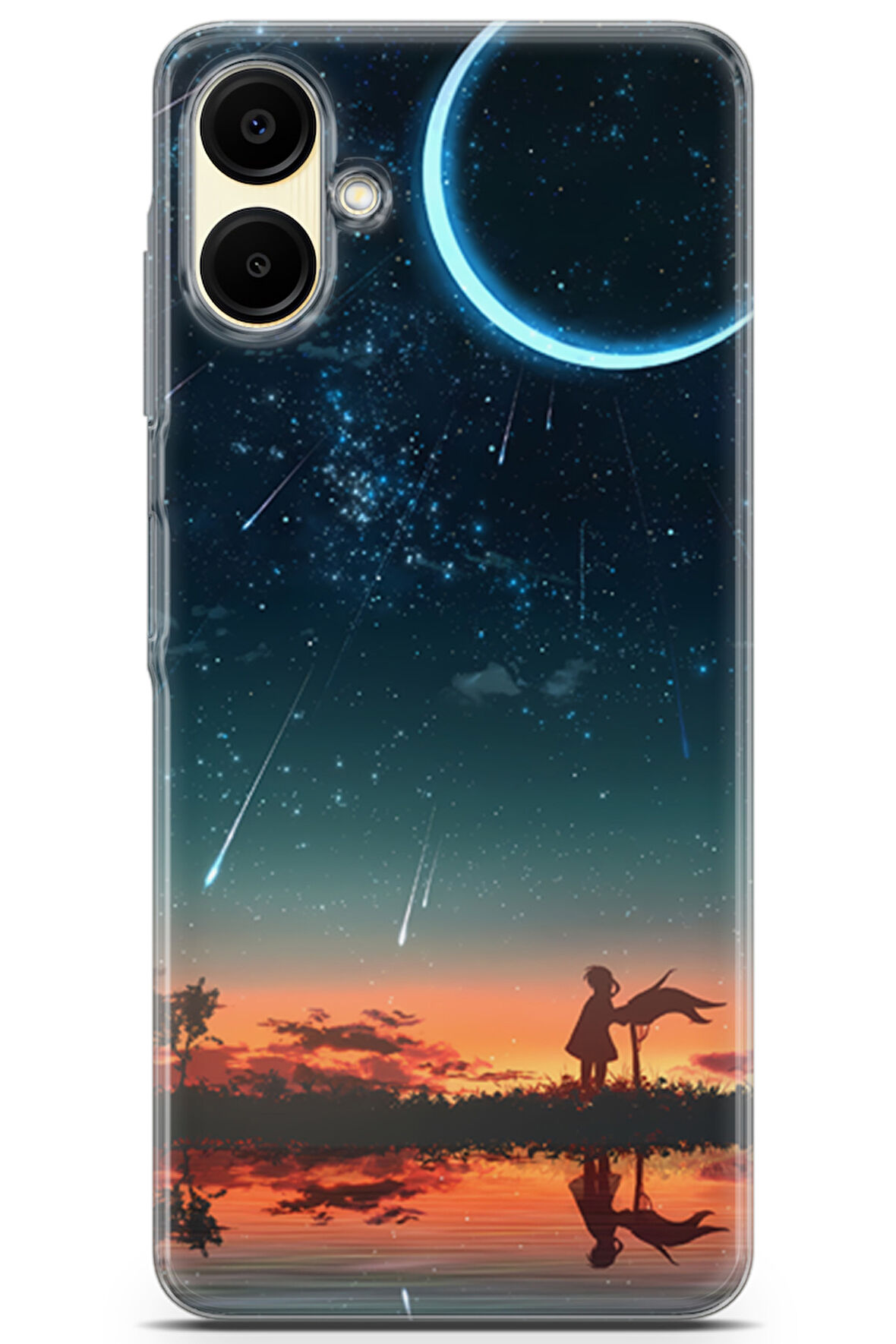 Samsung Galaxy A06 uyumlu Girls 39 HD Premium Hilal ve Yıldızlar