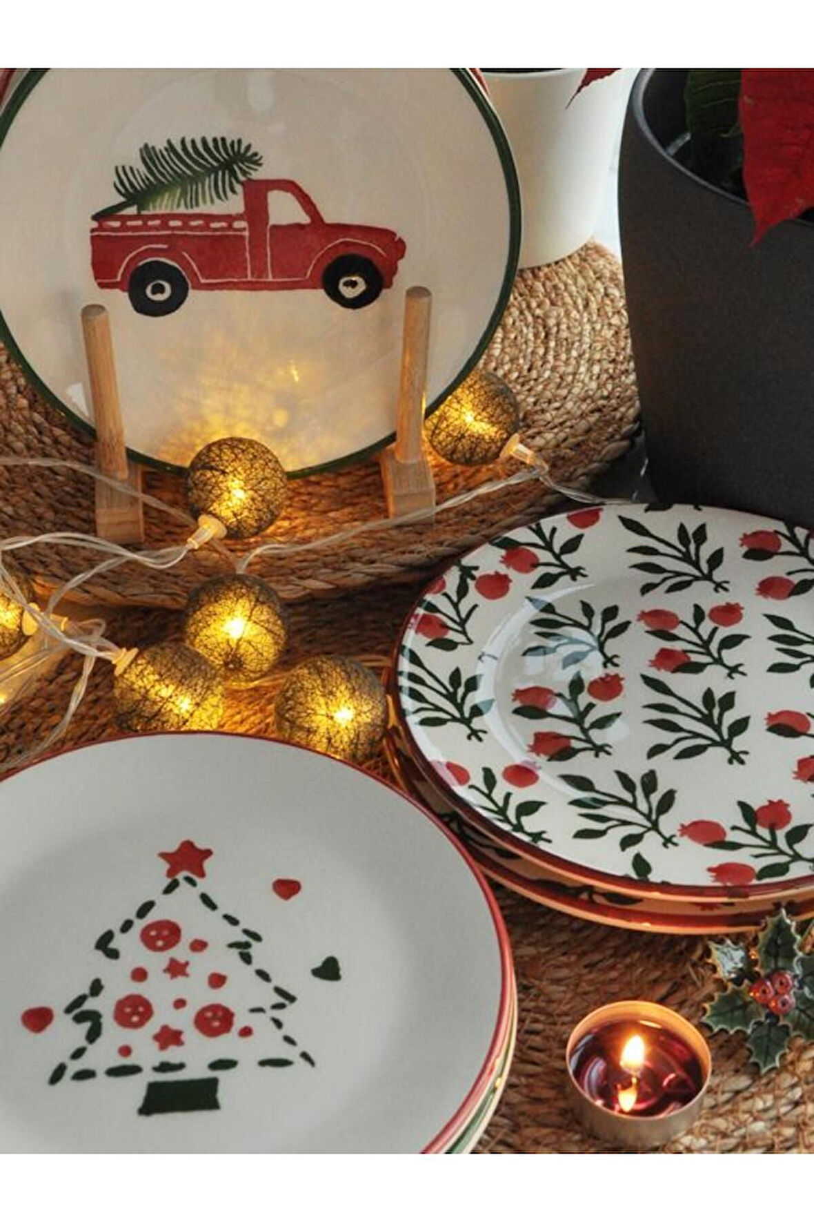 Yeniyıl 2025 All in Love 6lı Pasta Set-19 cm.