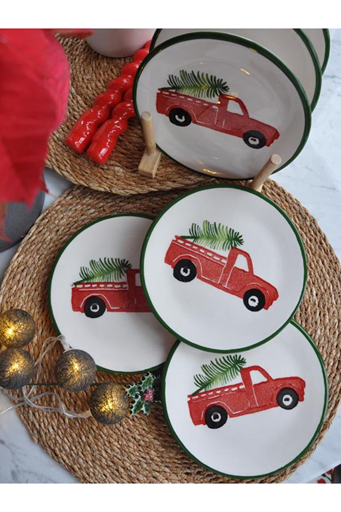 Yeniyıl Love Cars 6 lı Mini Set- 15 cm.