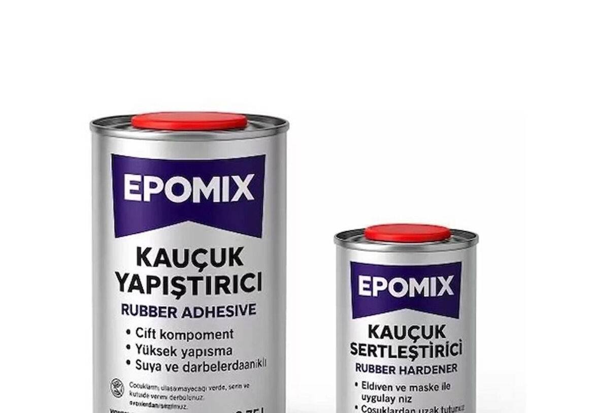Epomix Çift Kompenant Kauçuk Yapıştırıcısı