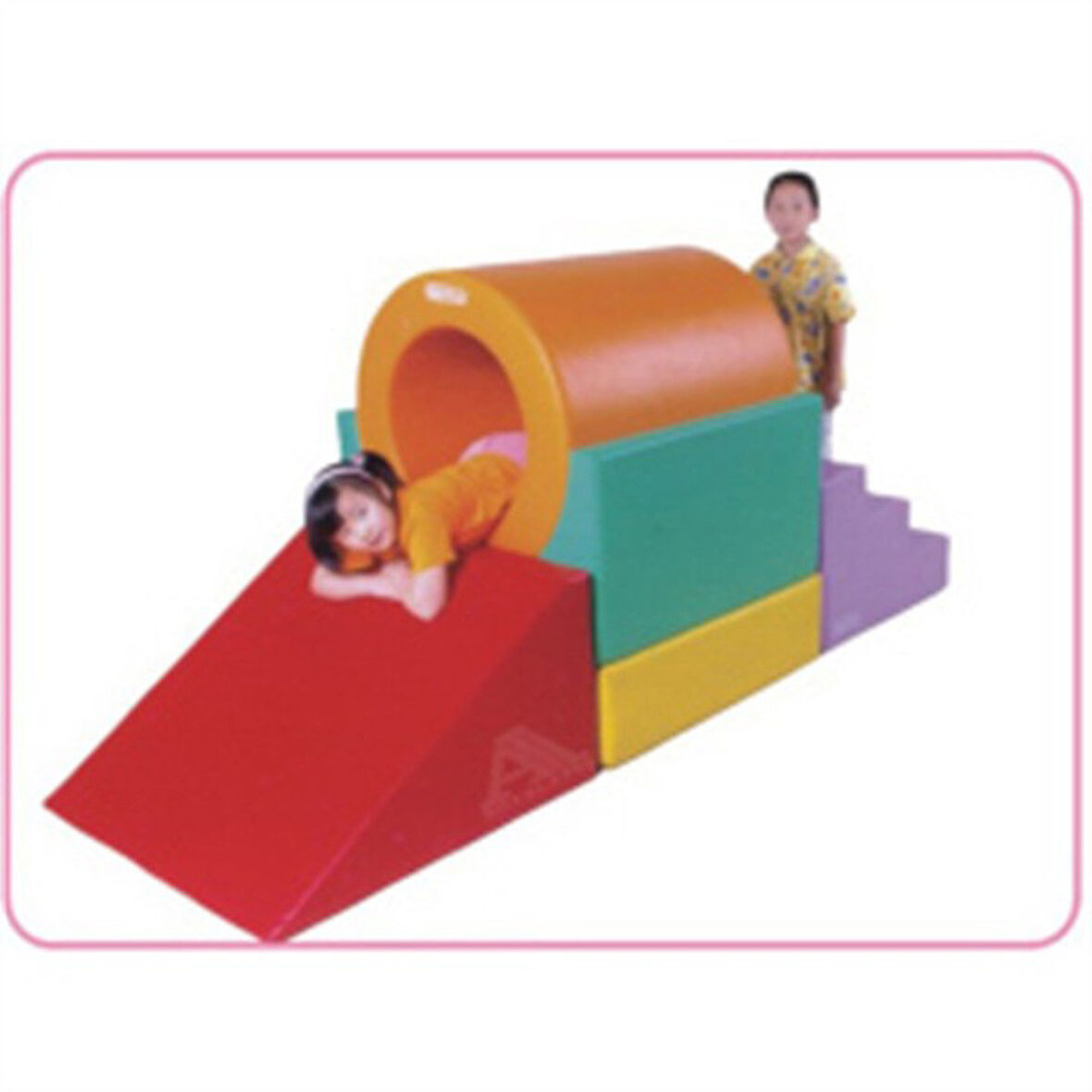 Sünger Merdivenli Kaydıraklı Aktivite Oyun Grubu 60X180X90 cm